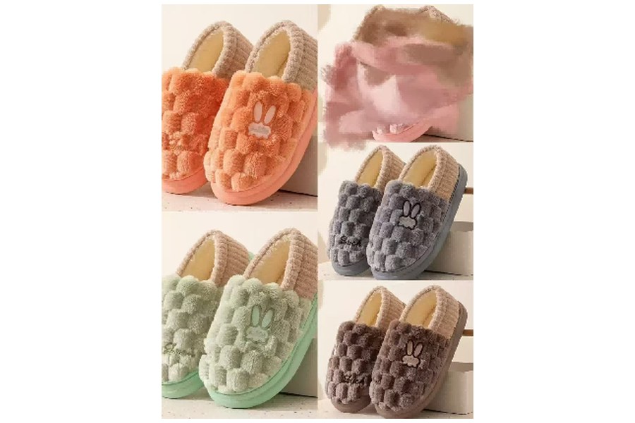 Pantuflas de algodón
