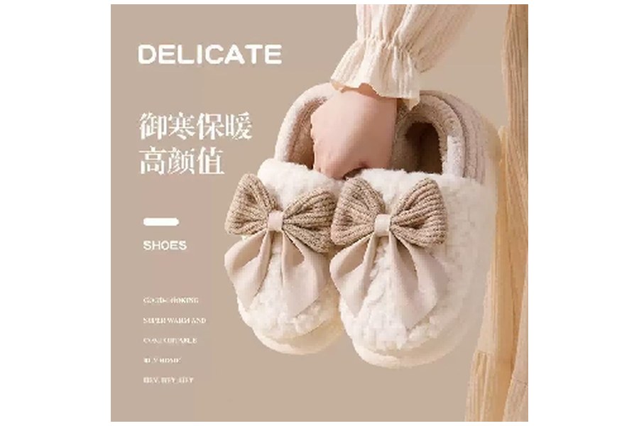 Pantuflas de algodón